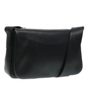 Pre-owned Leather shoulder-bags Salvatore Ferragamo Pre-owned , Black ...