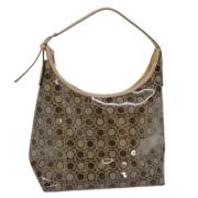 Pre-owned Vinyl shoulder-bags Salvatore Ferragamo Pre-owned , Brown , ...