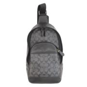 Pre-owned Canvas shoulder-bags Coach Pre-owned , Black , Dames