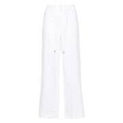 Jovonie wide leg broek Ralph Lauren , White , Dames