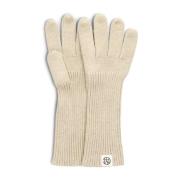 Beige Winterhandschoenen voor Elegante Look Moss Copenhagen , Beige , ...