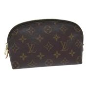 Pre-owned Canvas pouches Louis Vuitton Vintage , Brown , Dames