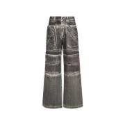 Screenprinted Cargo Broek Guess , Gray , Dames