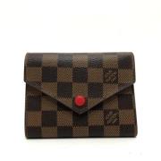 Pre-owned Canvas wallets Louis Vuitton Vintage , Brown , Dames