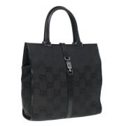 Pre-owned Canvas handbags Gucci Vintage , Black , Dames