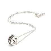 Pre-owned Metal necklaces Bvlgari Vintage , Gray , Dames