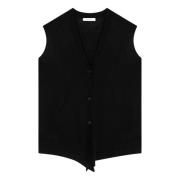 Korte Cardigan Trui The Row , Black , Dames