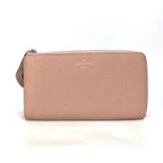 Pre-owned Leather wallets Louis Vuitton Vintage , Pink , Dames