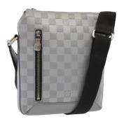 Pre-owned Leather louis-vuitton-bags Louis Vuitton Vintage , Gray , Da...