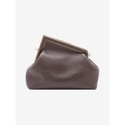 Pre-owned Leather shoulder-bags Fendi Vintage , Brown , Dames