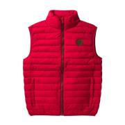 Rode Racing Mouwloze Nylon Gewatteerde Vest MCS , Red , Heren