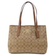 Pre-owned Canvas shoulder-bags Coach Pre-owned , Brown , Dames