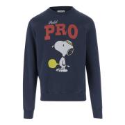 Snoopy Trui met Ronde Hals MC2 Saint Barth , Blue , Heren