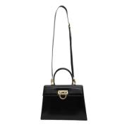 Pre-owned Leather handbags Salvatore Ferragamo Pre-owned , Black , Dam...