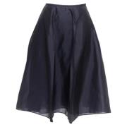 Pre-owned Silk bottoms Armani Pre-owned , Blue , Dames