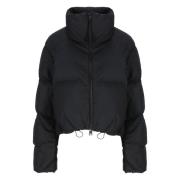 Zwarte Donsjas met Hoge Hals Canada Goose , Black , Dames