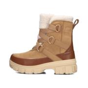 Elegante Bruine Leren Laarzen Sorel , Brown , Dames