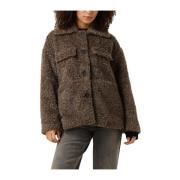 Olympia Jas Bruin Damesjas Object , Brown , Dames