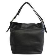 Pre-owned Leather shoulder-bags Salvatore Ferragamo Pre-owned , Black ...