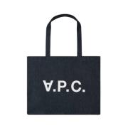 Daniela Indigo Winkel Tas A.p.c. , Gray , Dames