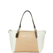 Pre-owned Leather shoulder-bags Coach Pre-owned , White , Dames