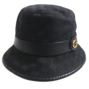 Pre-owned Fabric hats Gucci Vintage , Black , Heren