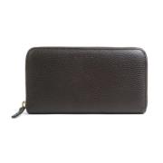 Pre-owned Leather wallets Gucci Vintage , Brown , Unisex