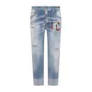 Icon Sunset Cool Jeans Dsquared2 , Blue , Dames