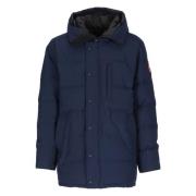 Blauwe Gewatteerde Gewatteerde Donsjas Canada Goose , Blue , Heren