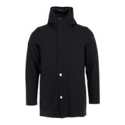 Zwarte Drijvende Parka Jas RRD , Black , Heren