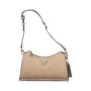 Beige Handtas Polyethyleen | Stijlvol Model Guess , Beige , Dames