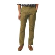 Slim Fit Katoenen Utility Broek Brooks Brothers , Green , Heren