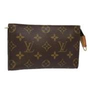 Pre-owned Canvas pouches Louis Vuitton Vintage , Brown , Dames