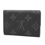 Pre-owned Canvas wallets Louis Vuitton Vintage , Black , Dames