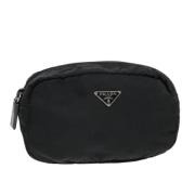 Pre-owned Nylon pouches Prada Vintage , Black , Dames