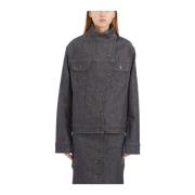 Denim Motorjack Courrèges , Gray , Dames