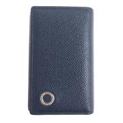 Pre-owned Canvas key-holders Bvlgari Vintage , Blue , Heren