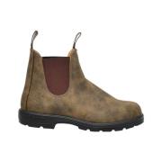 Bruin Leren Beatles Stijl Laarzen Blundstone , Brown , Heren