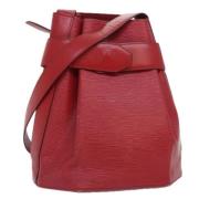 Pre-owned Leather louis-vuitton-bags Louis Vuitton Vintage , Red , Dam...