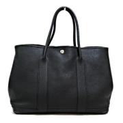 Pre-owned Leather handbags Hermès Vintage , Black , Dames