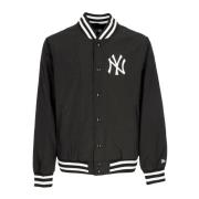 MLB Team Wordmark Bomber Jack Zwart/Wit New Era , Black , Heren