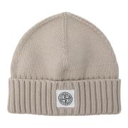 Winter Beanie Muts Stone Island , Beige , Unisex