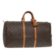 Pre-owned Canvas travel-bags Louis Vuitton Vintage , Brown , Dames