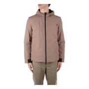 Grijze hoodie met ritssluiting zakken Suns , Brown , Heren