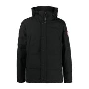 Zwarte Gewatteerde Donsjas Canada Goose , Black , Heren