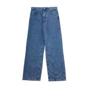 Blauwe Denim Baggy Jeans Garment Workshop , Blue , Heren