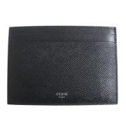 Pre-owned Leather wallets Celine Vintage , Black , Dames