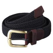 Elastische geweven Riem Barbour , Black , Heren