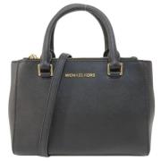 Pre-owned Leather handbags Michael Kors Pre-owned , Black , Dames