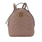 Pre-owned Leather gucci-bags Gucci Vintage , Beige , Dames